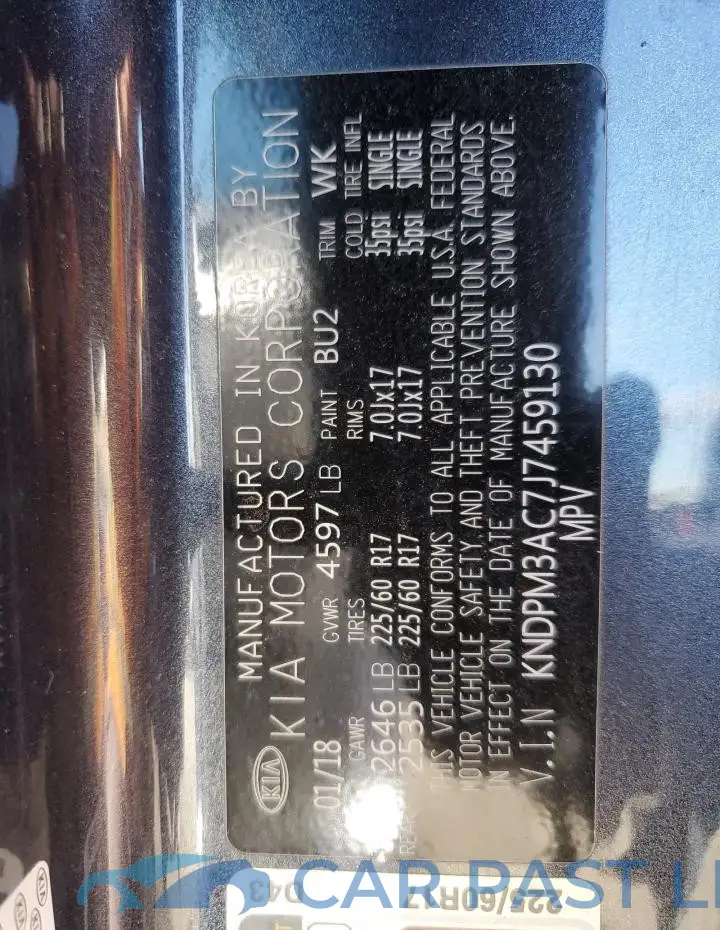 KNDPM3AC7J7459130# 14