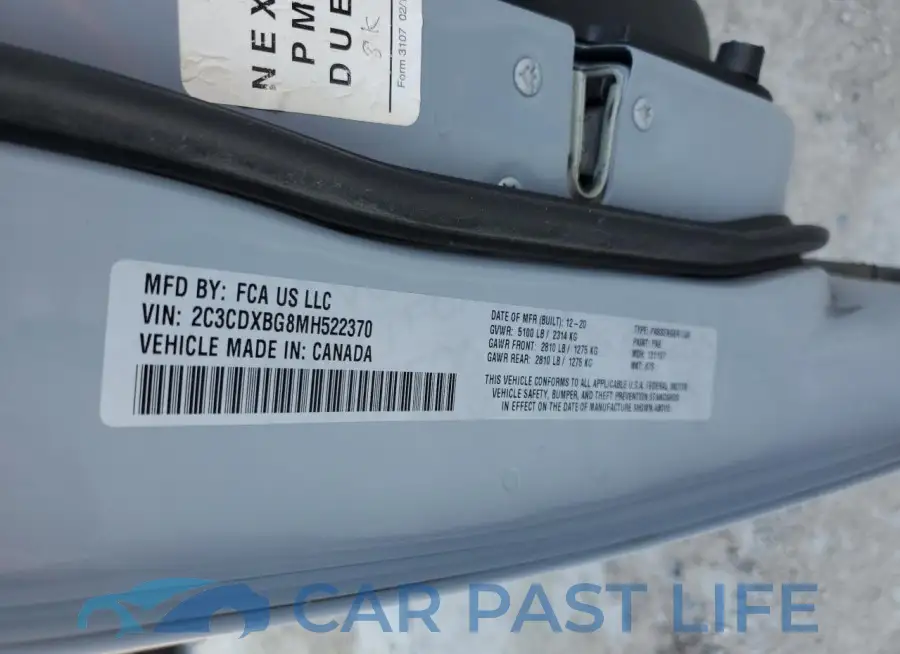 2C3CDXBG8MH522370# 12
