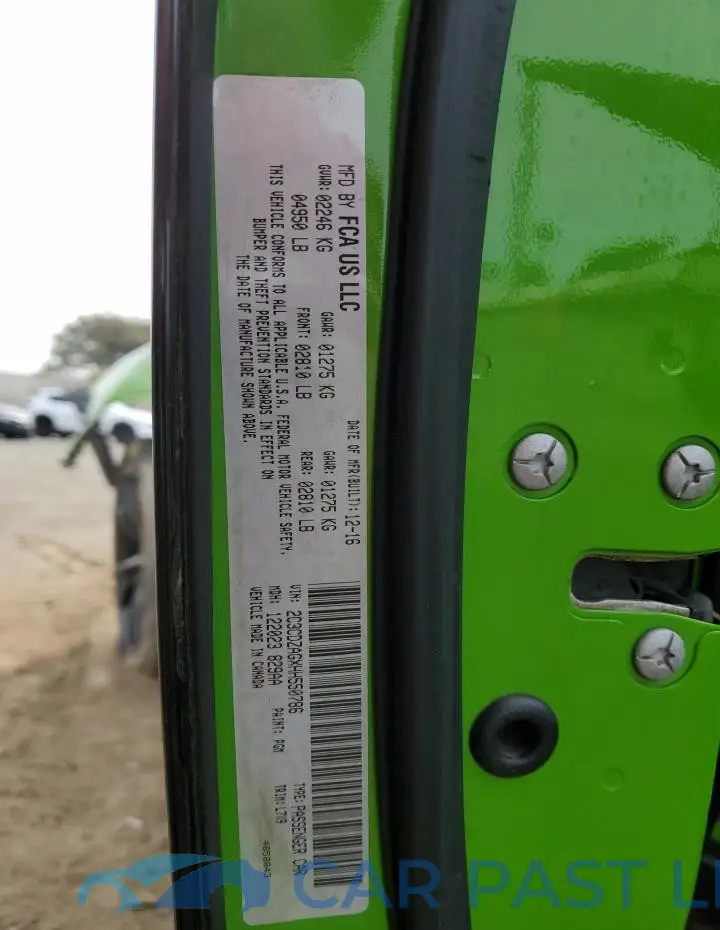 2C3CDZAGXHH550786# 13