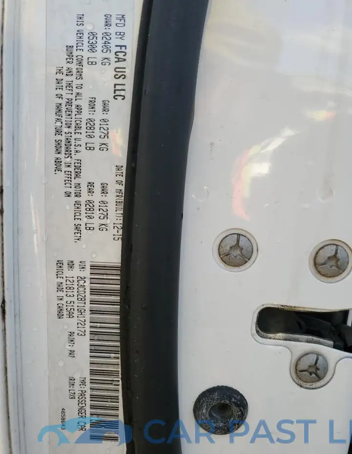 2C3CDZBT1GH172173# 14