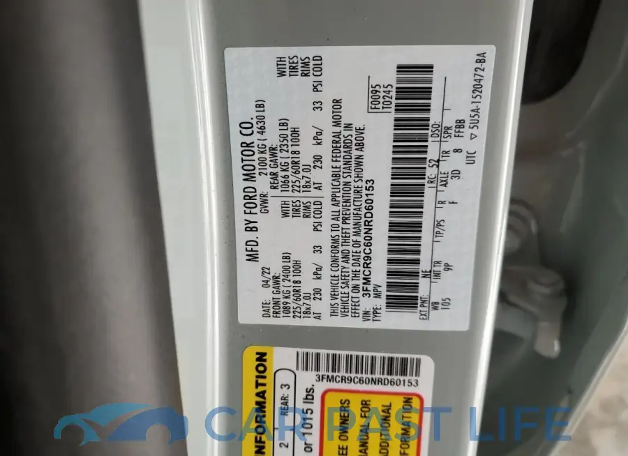 3FMCR9C60NRD60153# 13