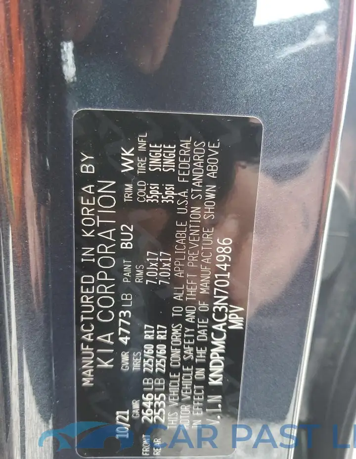 KNDPMCAC3N7014986# 13