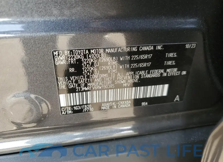 2T3MWRFV6RW190385# 13