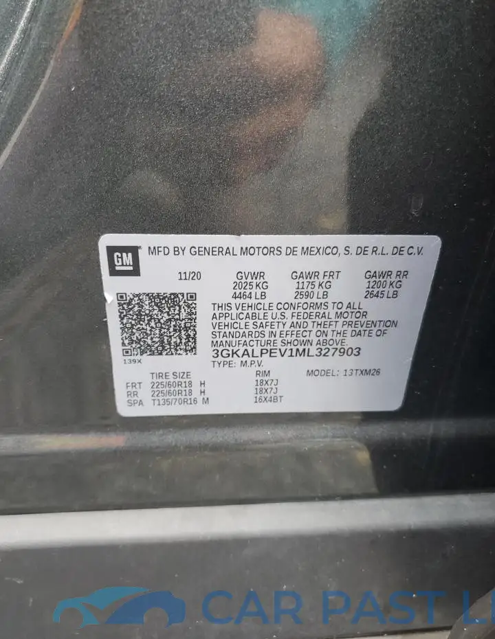 3GKALPEV1ML327903# 14