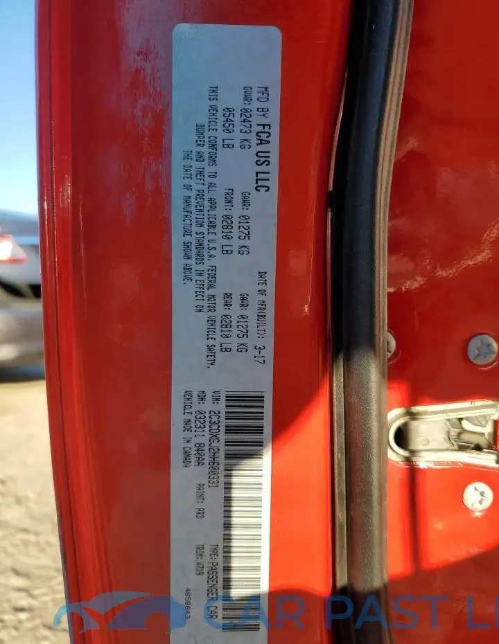 2C3CDXGJ2HH600331# 13