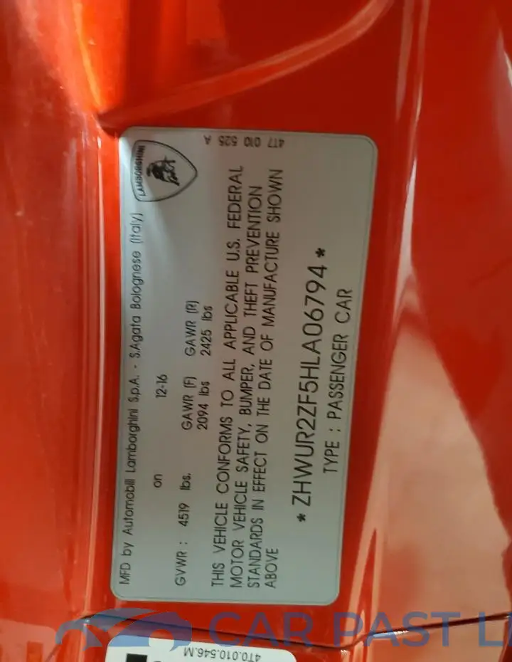 ZHWUR2ZF5HLA06794# 12