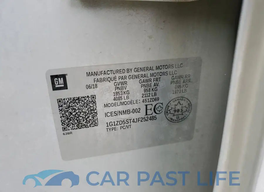1G1ZD5ST4JF252485# 12