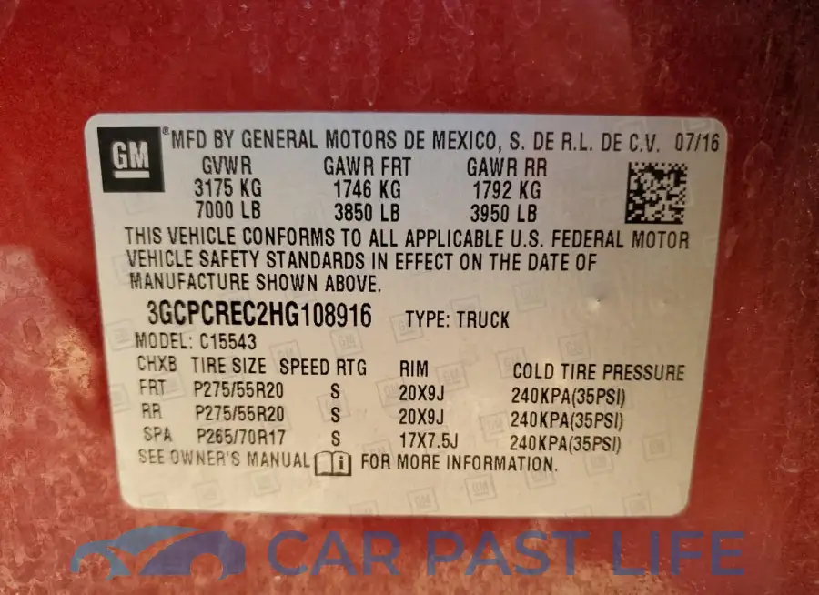 3GCPCREC2HG108916# 13