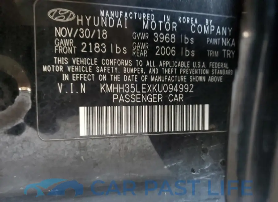 KMHH35LEXKU094992# 12