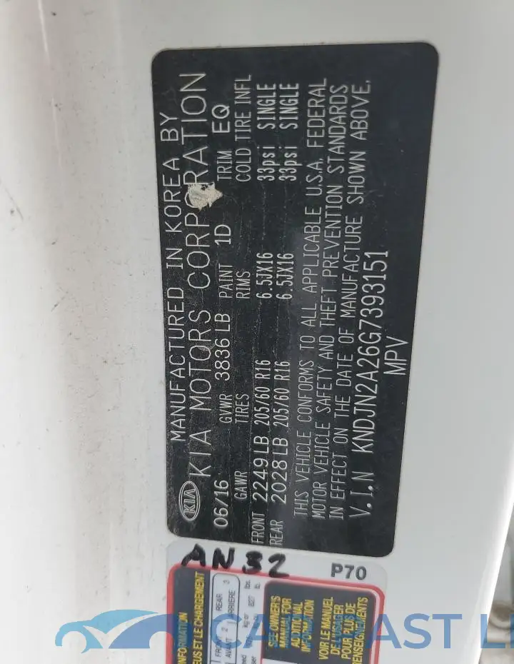 KNDJN2A26G7393151# 12