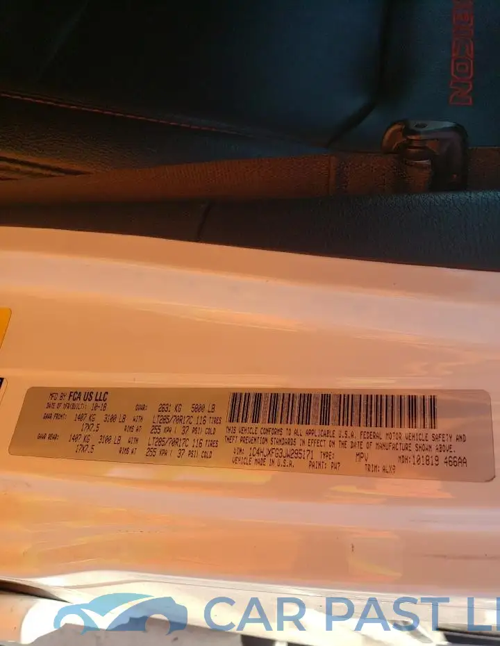 1C4HJXFG3JW295171# 13
