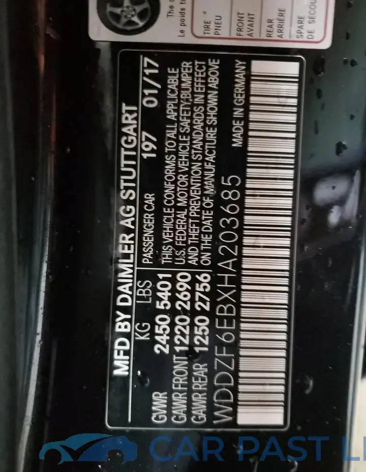 WDDZF6EBXHA203685# 12