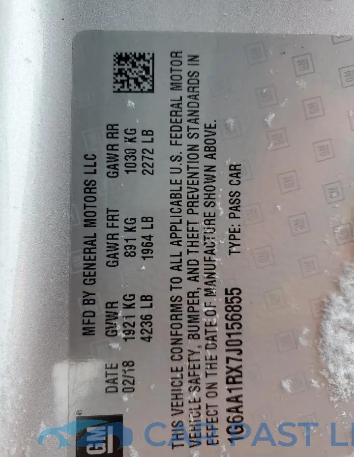 1G6AA1RX7J0156855# 13