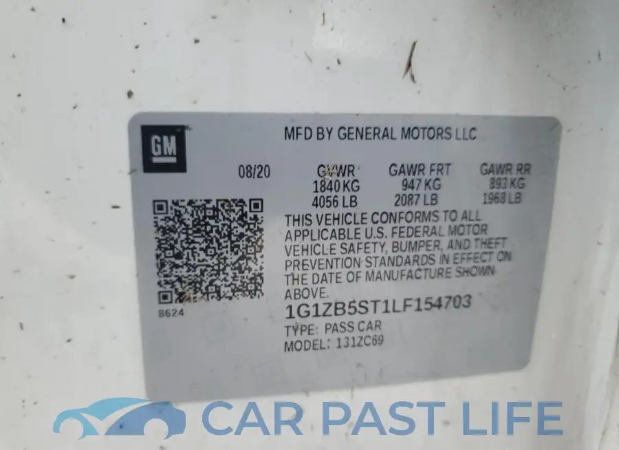 1G1ZB5ST1LF154703# 12