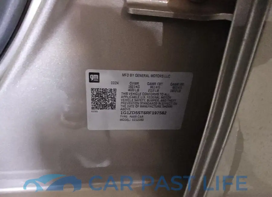 1G1ZD5ST6RF197582# 12