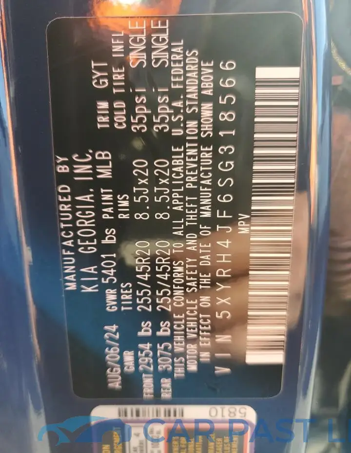 5XYRH4JF6SG318566# 14