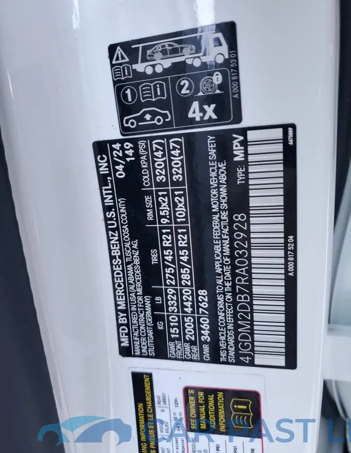 4JGDM2DB7RA032928# 14