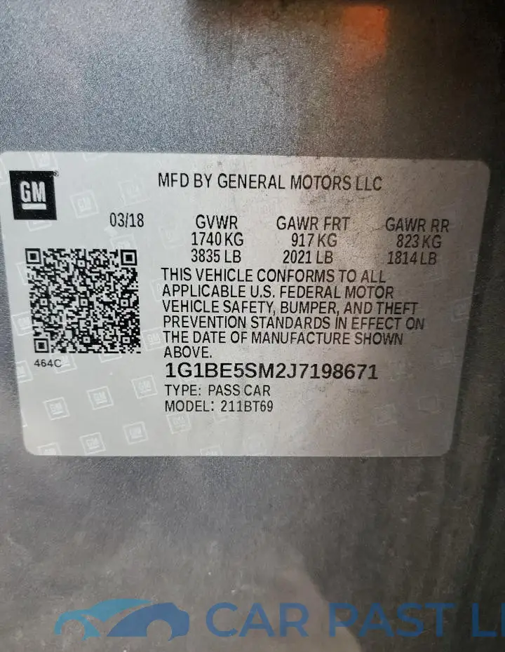 1G1BE5SM2J7198671# 12