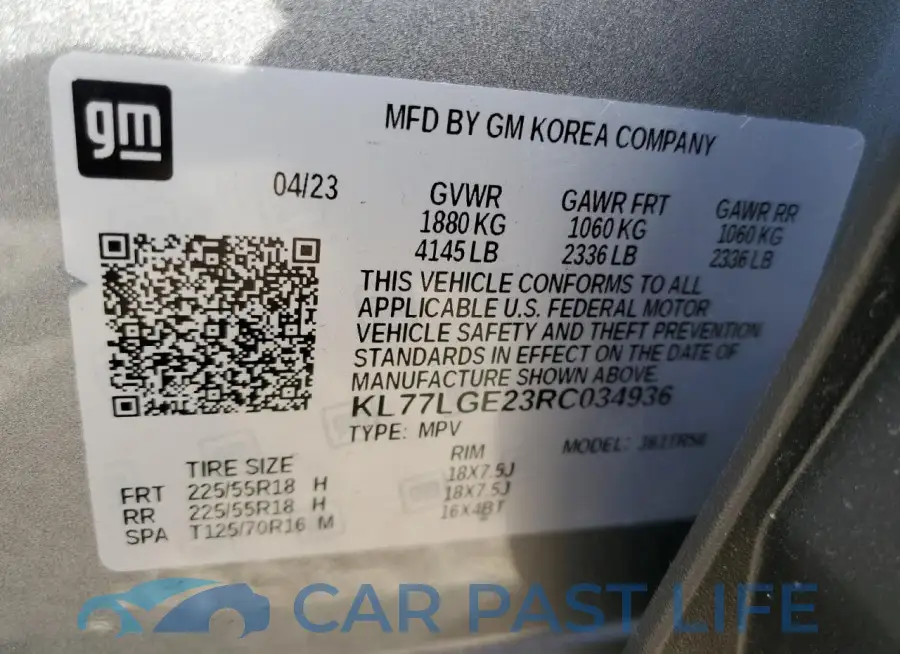 KL77LGE23RC034936# 13