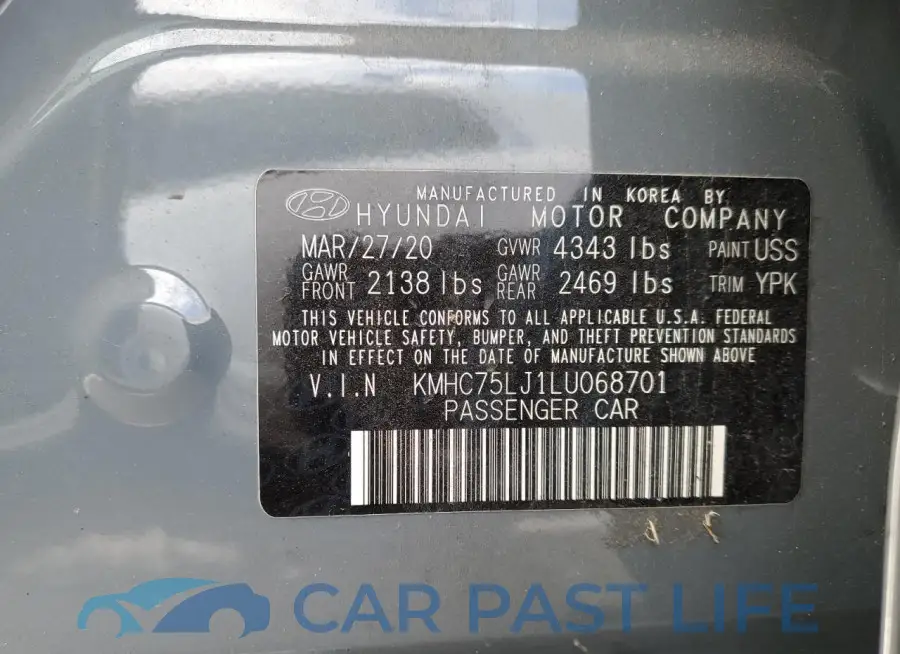KMHC75LJ1LU068701# 12