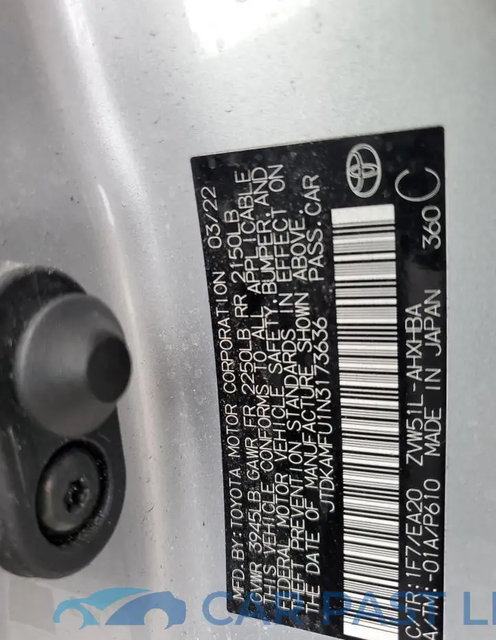 JTDKAMFU1N3173636# 12