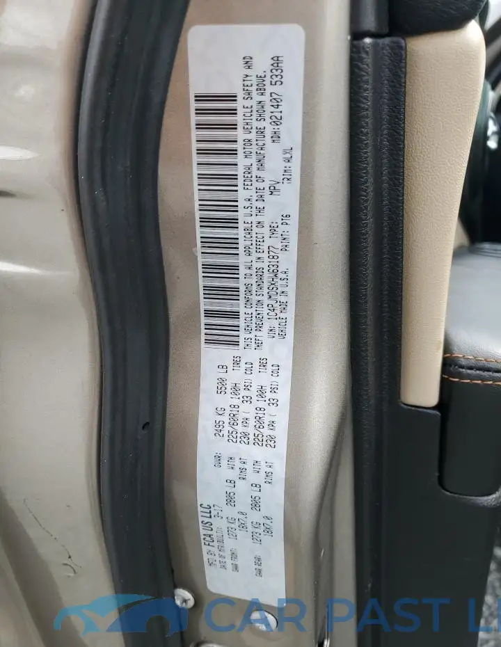 1C4PJMDSXHW631877# 14