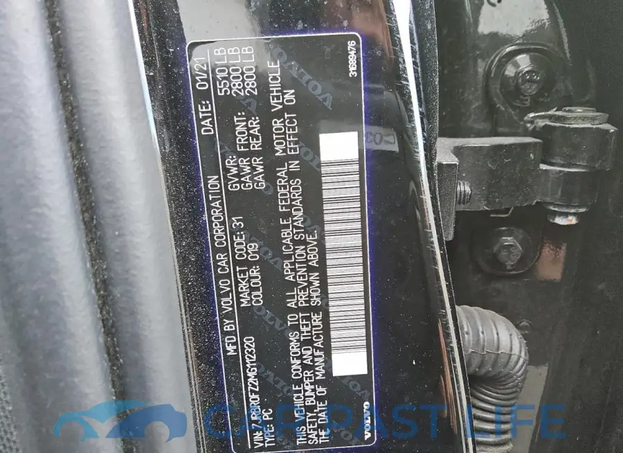 7JRBR0FZ2MG112320# 12