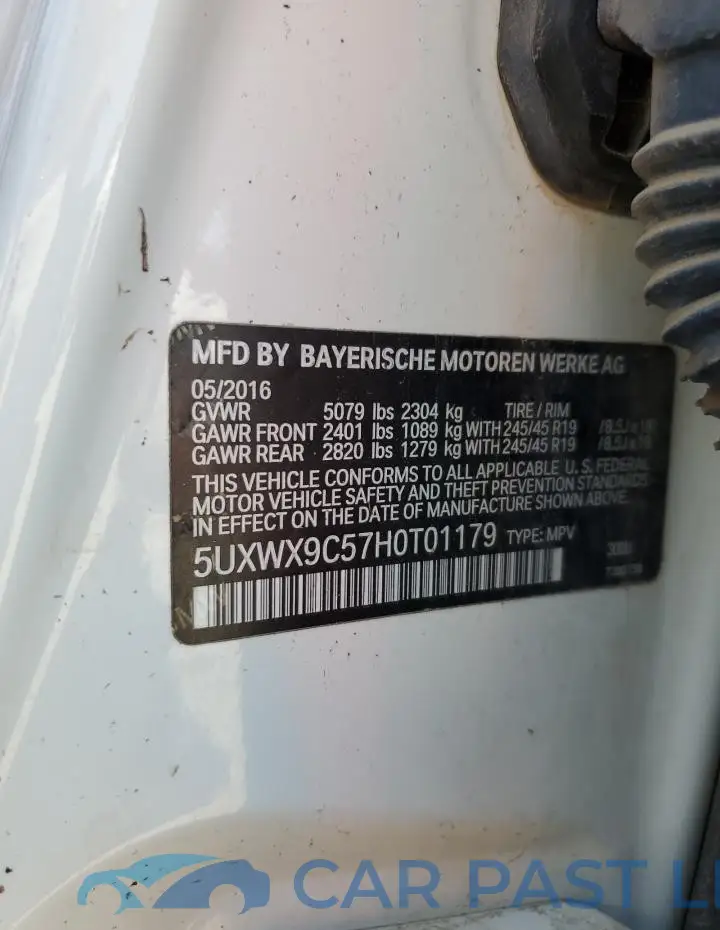 5UXWX9C57H0T01179# 13