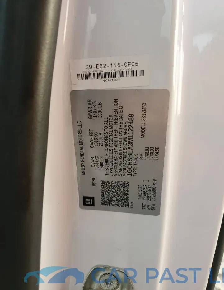 1GCHSBEA3M1122488# 12