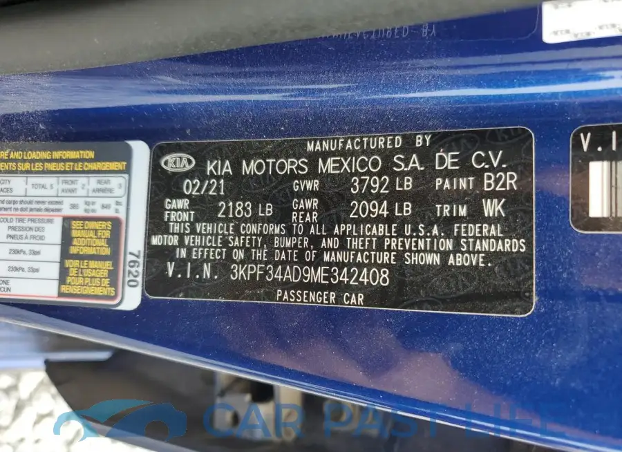 3KPF34AD9ME342408# 12