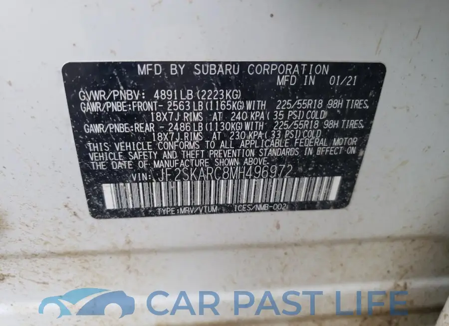 JF2SKARC8MH496972# 13