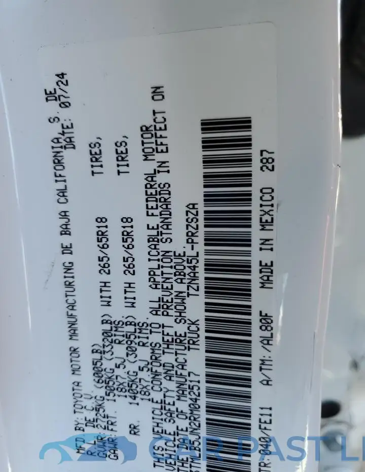 3TMLB5JN2RM042517# 13