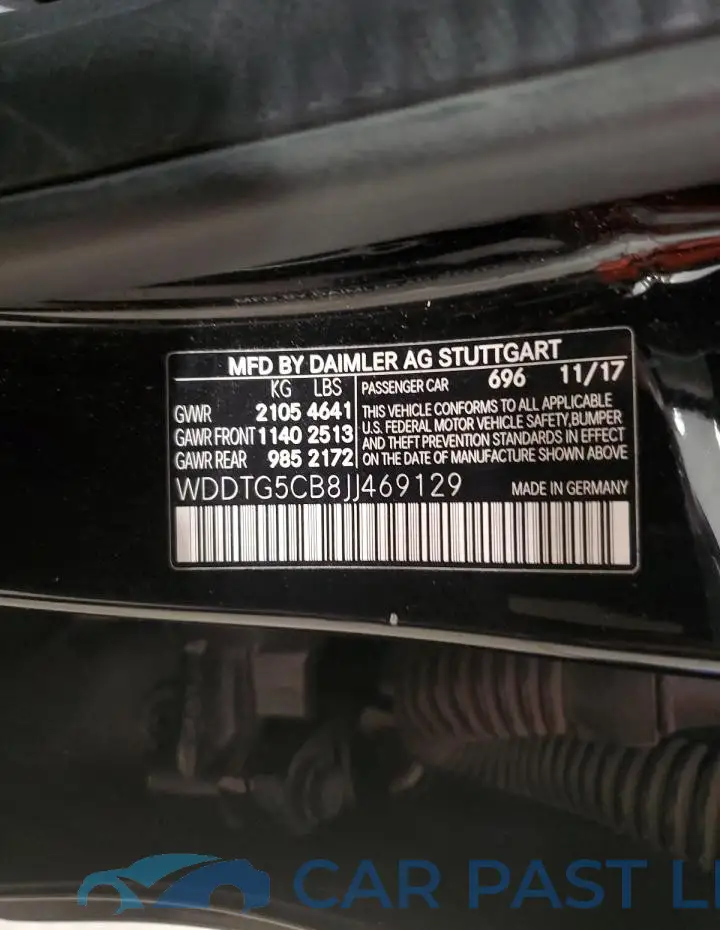 WDDTG5CB8JJ469129# 12