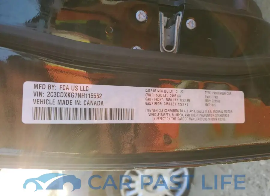 2C3CDXKG7NH115562# 13