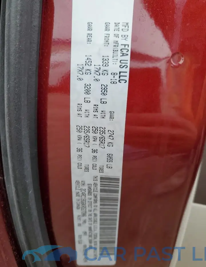 2C4RC1BG6KR527306# 13