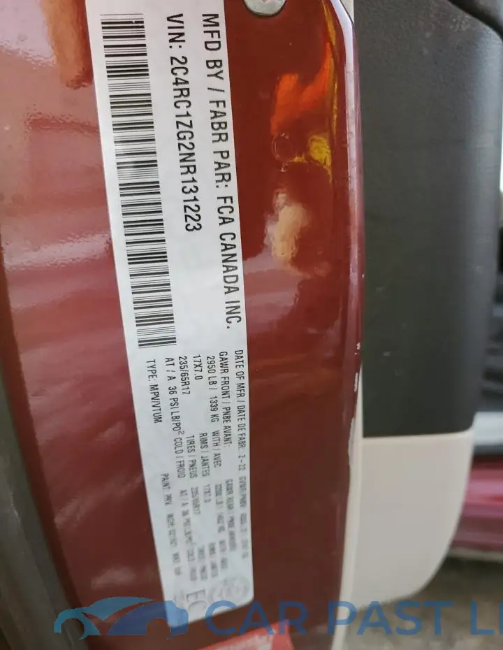 2C4RC1ZG2NR131223# 13