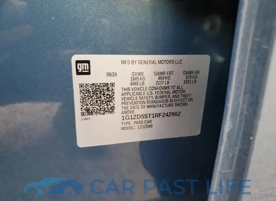 1G1ZD5ST1RF242962# 12