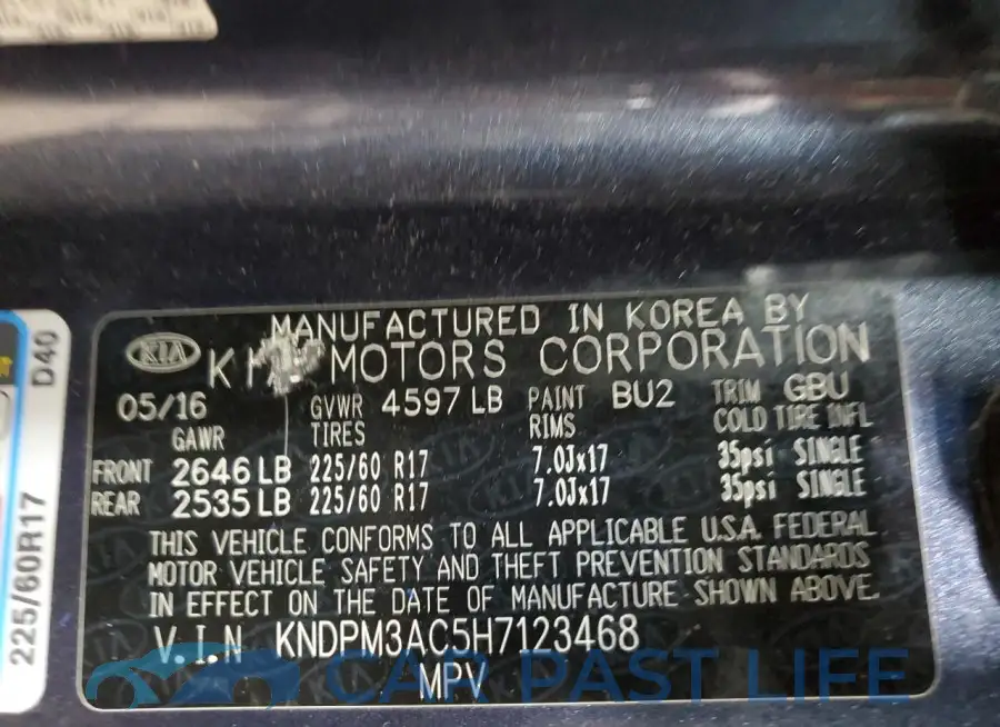 KNDPM3AC5H7123468# 13