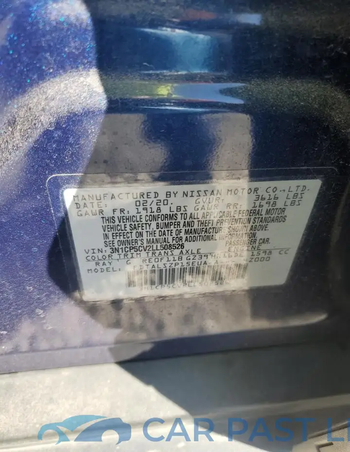 3N1CP5CV2LL508526# 13