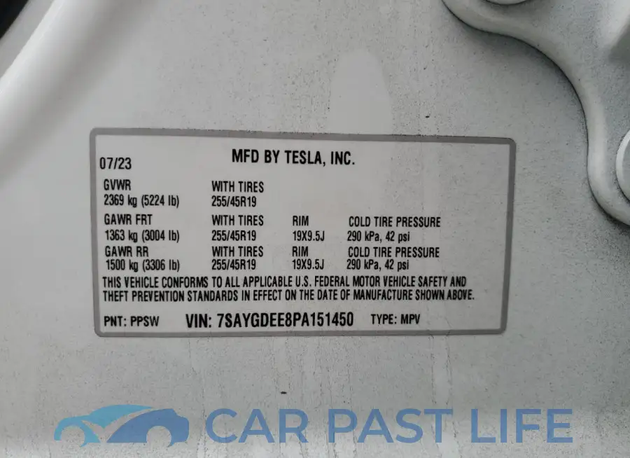 7SAYGDEE8PA151450# 13