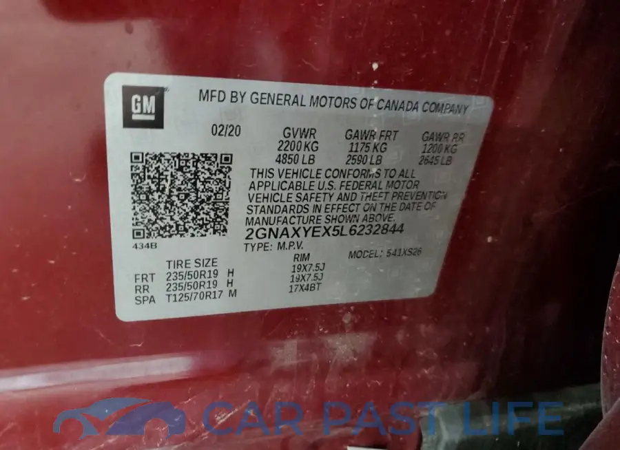 2GNAXYEX5L6232844# 13