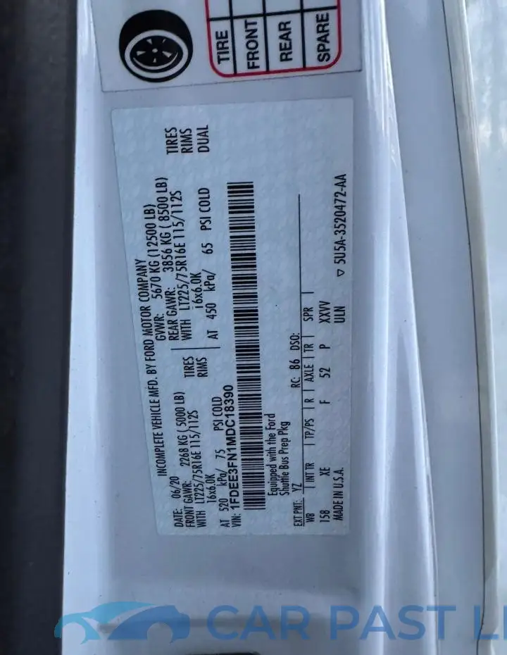 1FDEE3FN1MDC18390# 10
