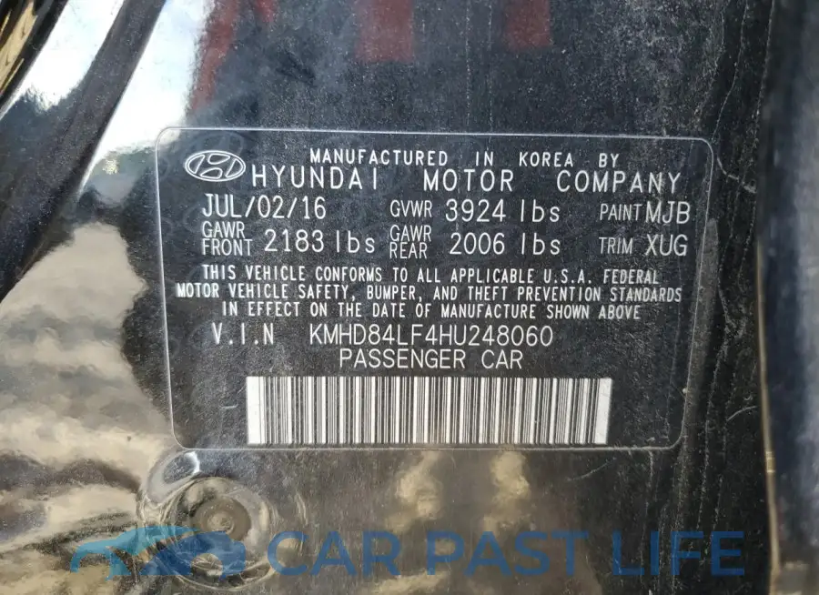 KMHD84LF4HU248060# 12