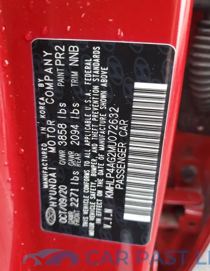 KMHLP4AG2MU072632# 12