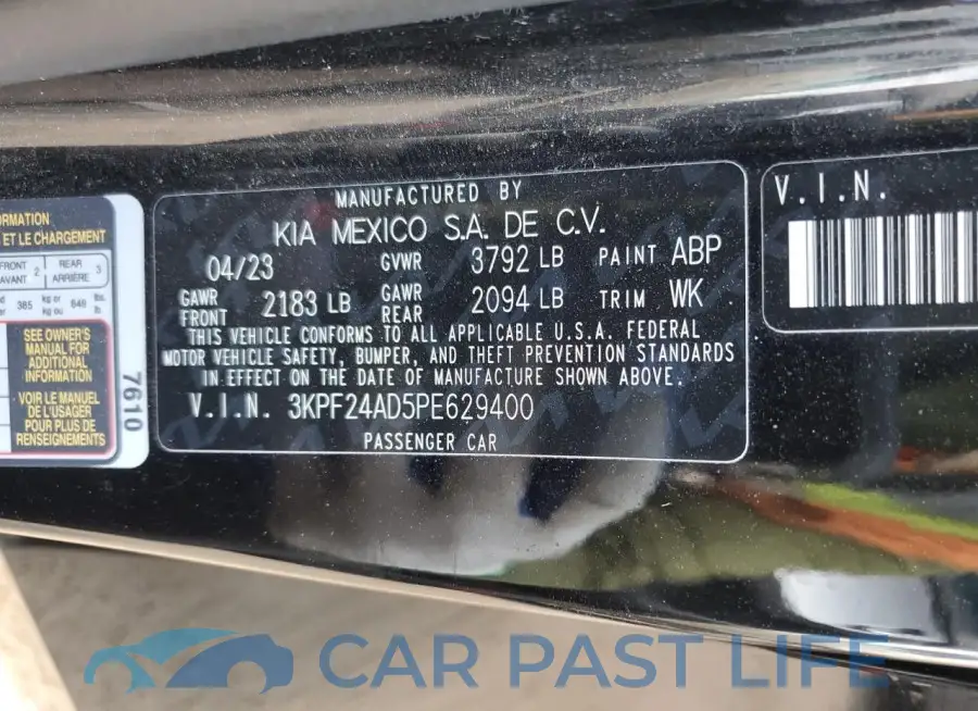 3KPF24AD5PE629400# 13