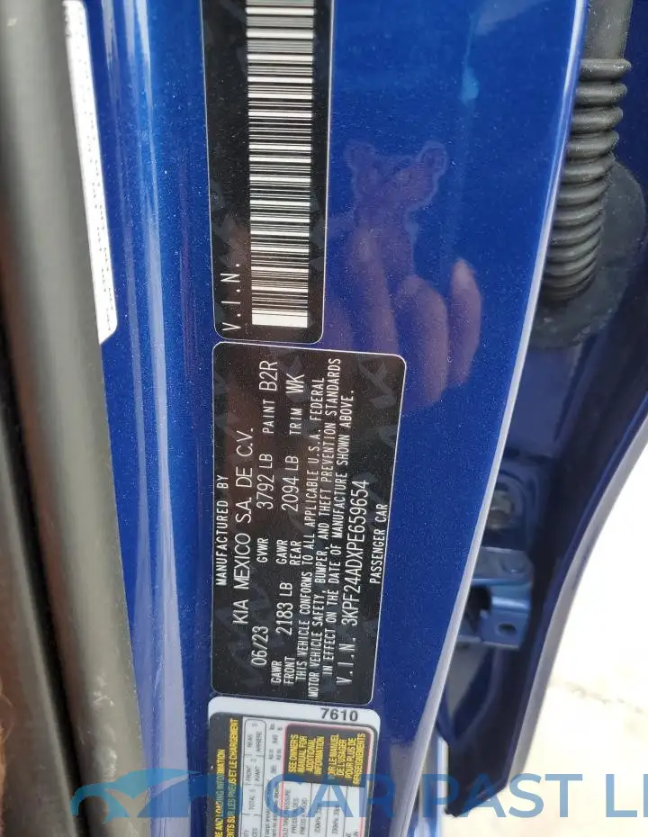 3KPF24ADXPE659654# 12