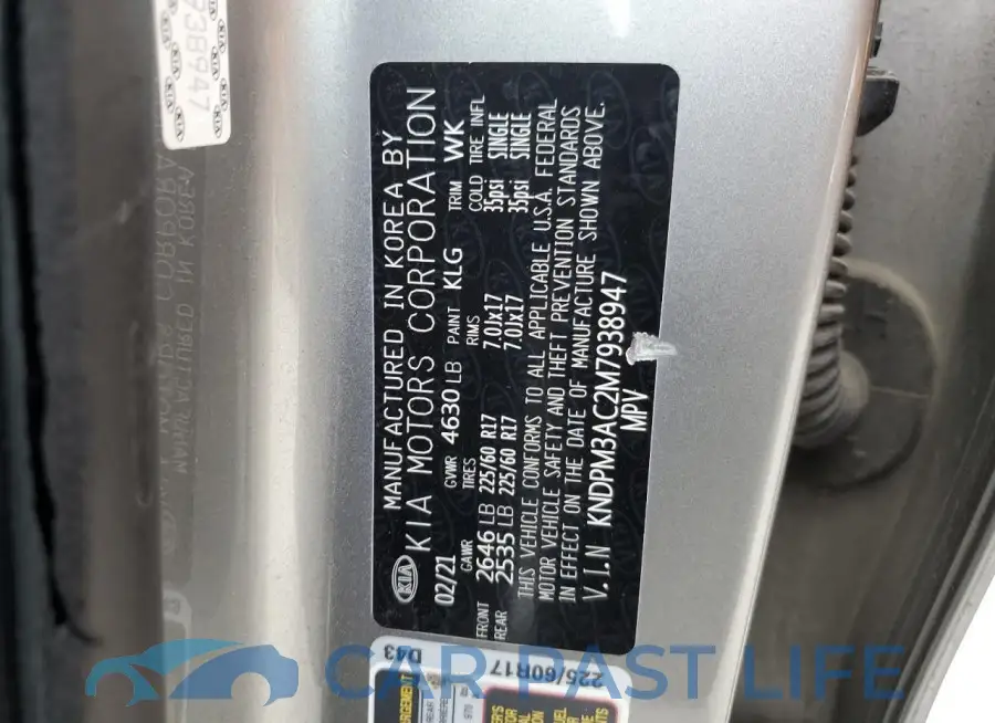 KNDPM3AC2M7938947# 14