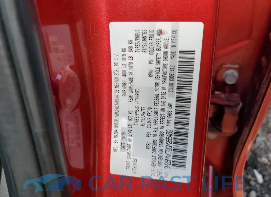 3MZBM1K72GM265469# 12