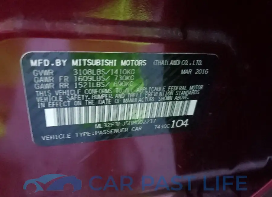 ML32F3FJ5HH002237# 12