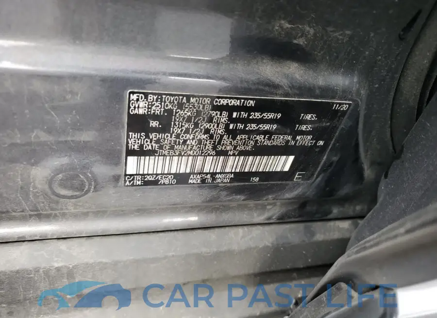 JTMEB3FV2MD012296# 12